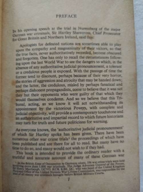 The Scourge of the Swastika, Lord Russell of Liverpool - 1970