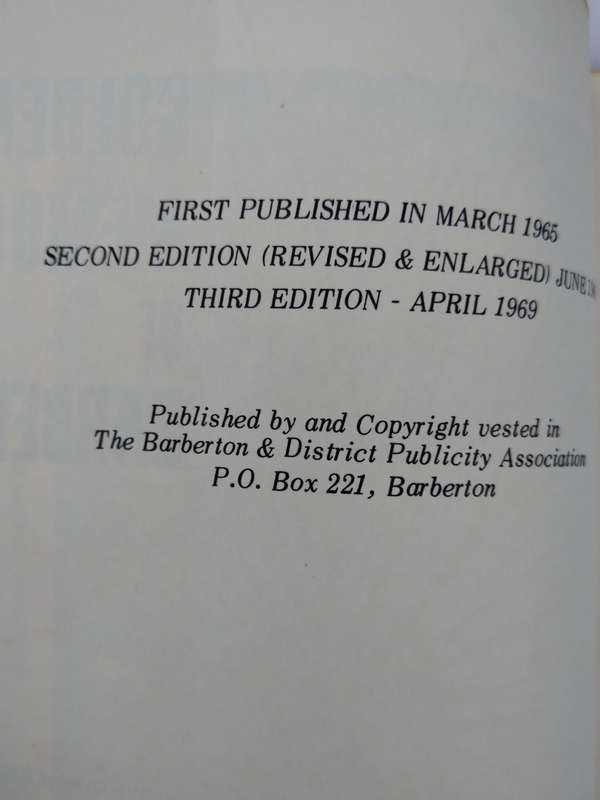 Golden Memories of Barberton - Third Edition April 1969