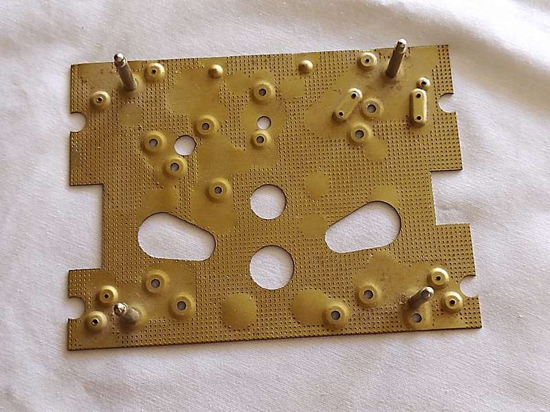 Grandfather Clock: Dial fitting for movement (b)