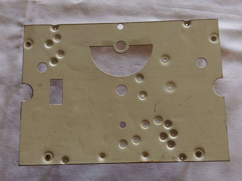 Grandfather Clock: Dial fitting for movement (c)