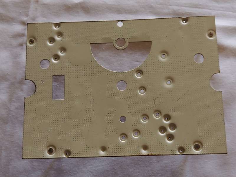 Grandfather Clock: Dial fitting for movement (c)