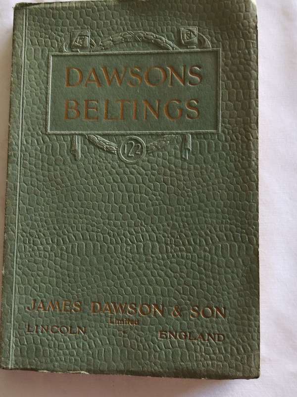 Catalogue issued by James Dawson & Son Ltd, Lincoln England
