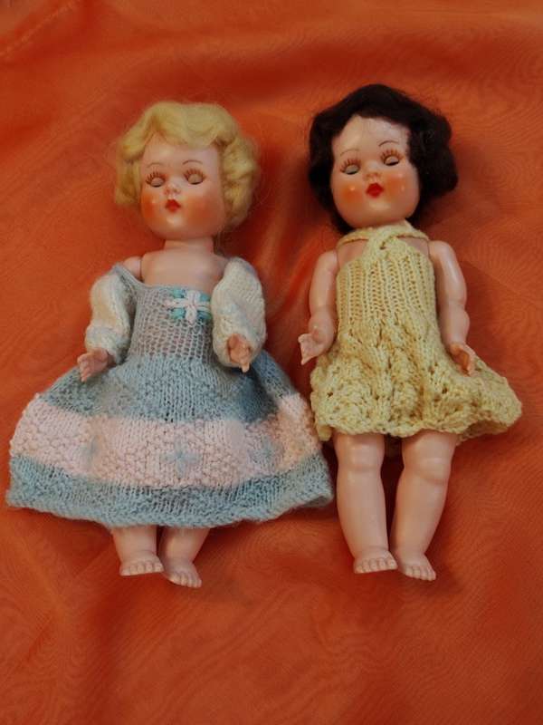 Two Rosebud Dolls Circa 1950`s