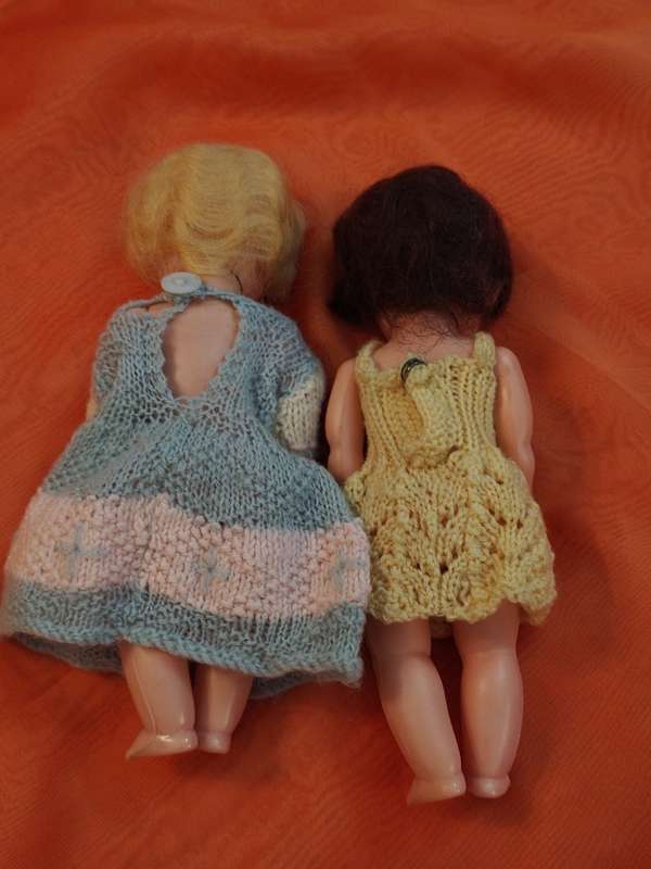 Two Rosebud Dolls Circa 1950`s