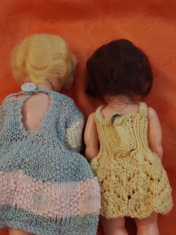 Two Rosebud Dolls Circa 1950`s