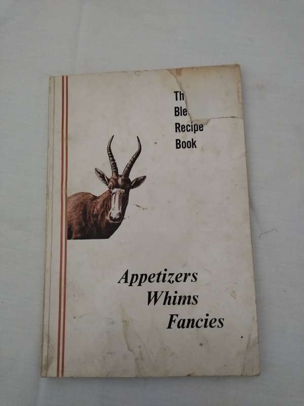 The Blesbok Recipe Book, Appetizers, Whims, Fancies recipe book
