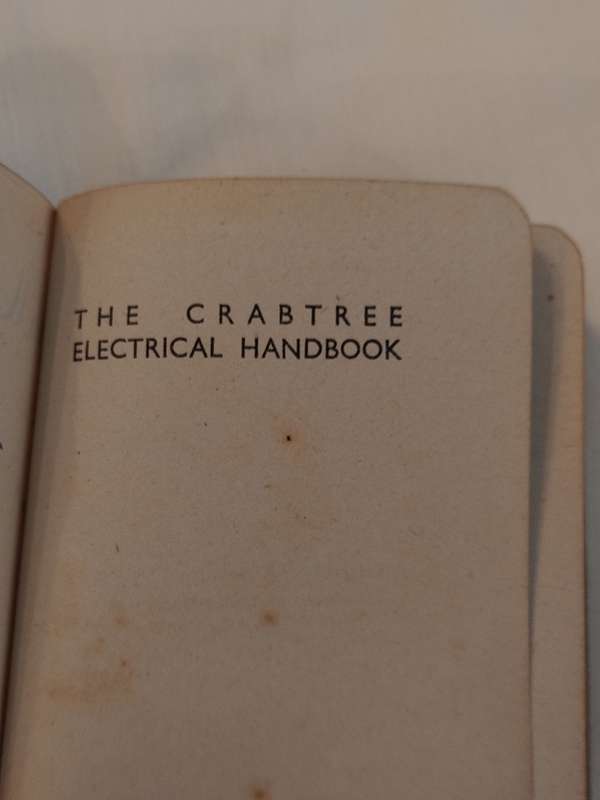 Crabtree Electrical Handbook - 1941