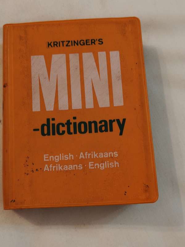 Kritzingers Mini-Dictionary English-Afrikaans & Afrikaans English