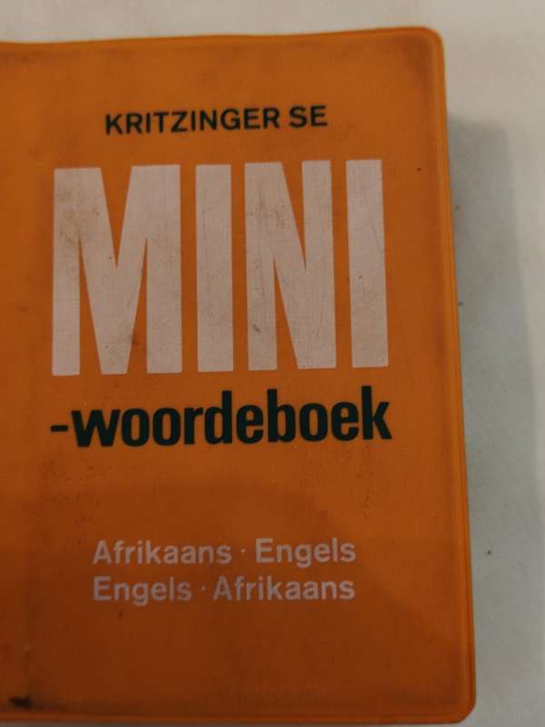 Kritzingers Mini-Dictionary English-Afrikaans & Afrikaans English
