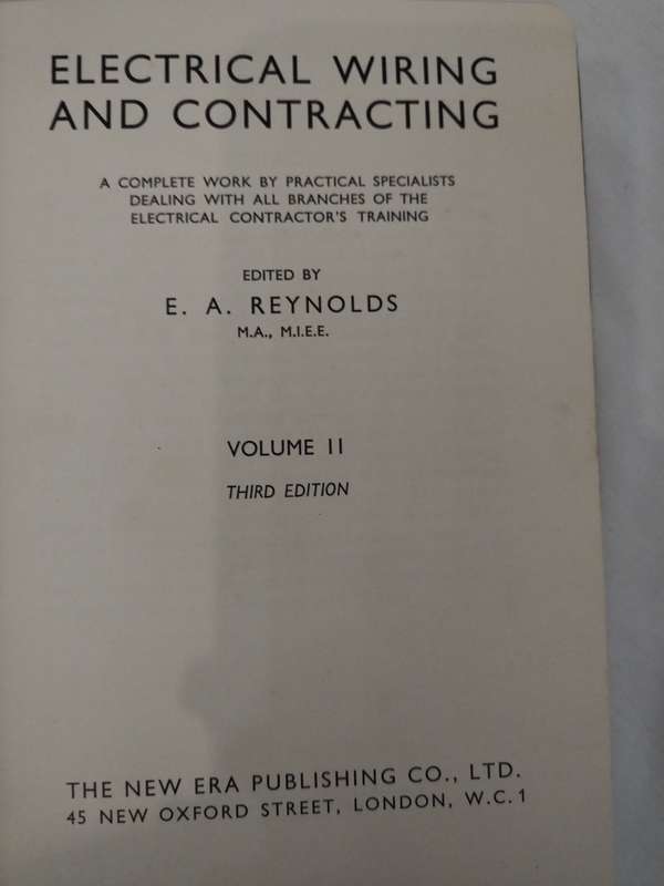 Set x5 Electrical wiring and contracting books