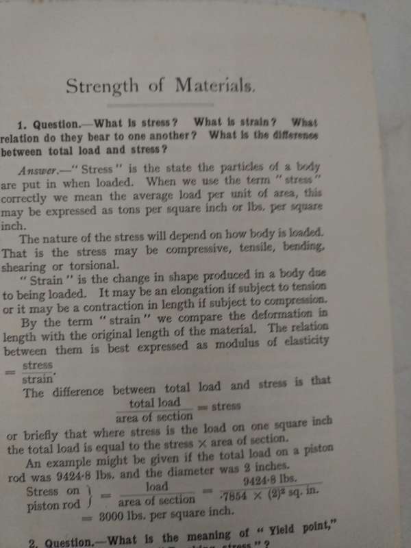 B.O.T. and Marine Engineering Knowledge Steam and Motor.