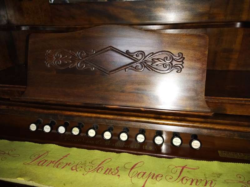 Antique Organ: Darter & Son`s Sole Agents For Cape Colony , Cape Town & East London