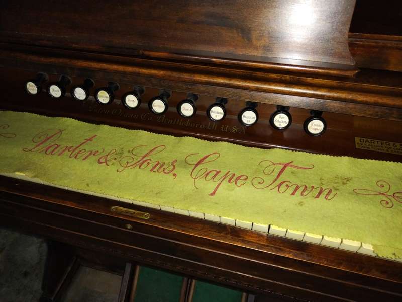 Antique Organ: Darter & Son`s Sole Agents For Cape Colony , Cape Town & East London