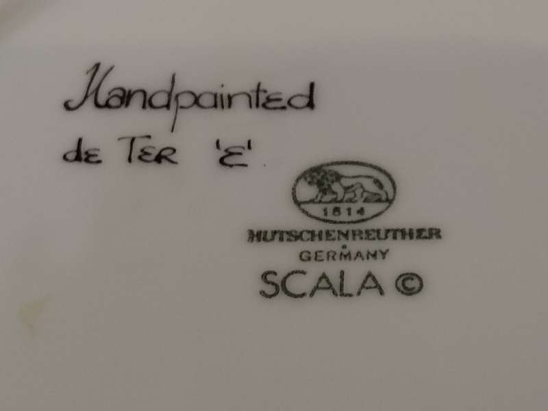 Hutchenreuther Germany Scala. Handpainted
