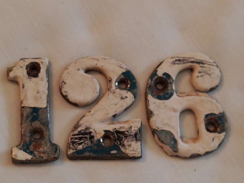 Vintage Brass numbers