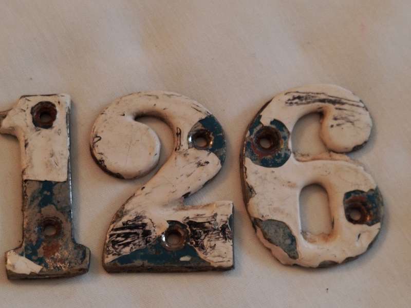 Vintage Brass numbers