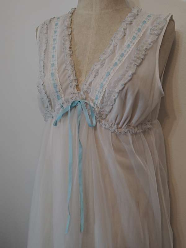 Circa 1950 Nightgown with  matching Gown