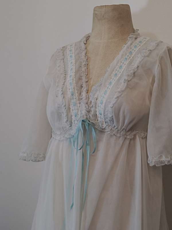 Circa 1950 Nightgown with  matching Gown