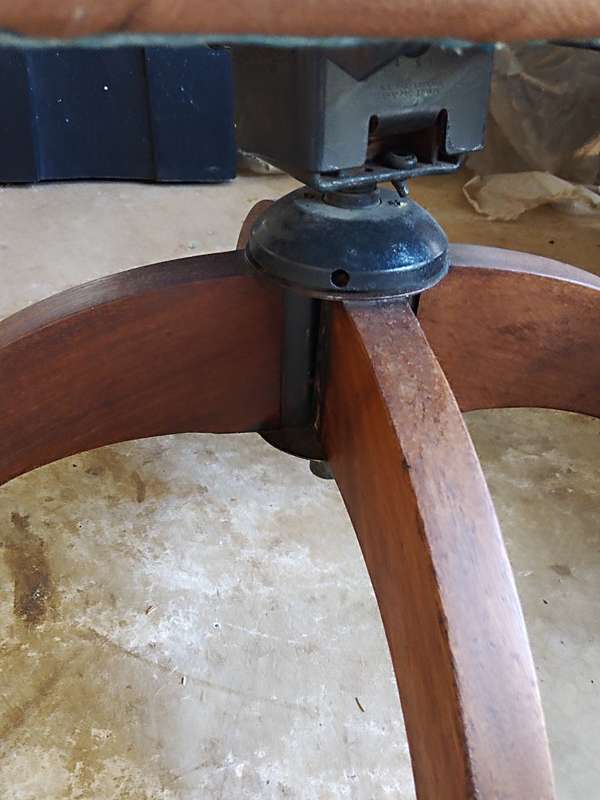 Partridge Wood Swivel Office Chair