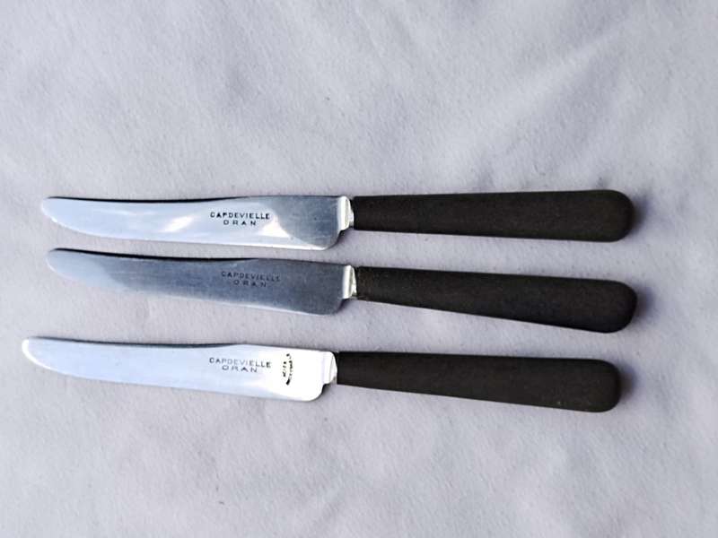 Three Capdevielle Oran Knifes