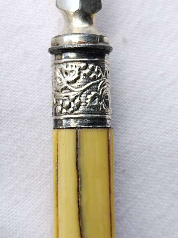 Two Fruit bone handle forks