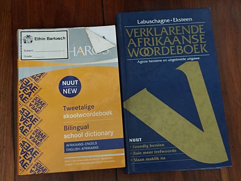 Verklarende Woordeboek & Bilingual School Dictionary book