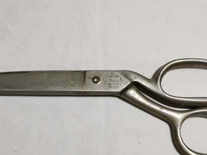 Radiant Golden  Age Rustless  Scissors Made by Richards of Sheffield England