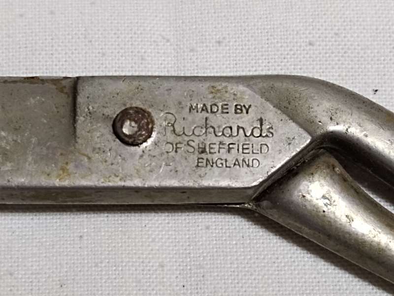 Radiant Golden  Age Rustless  Scissors Made by Richards of Sheffield England