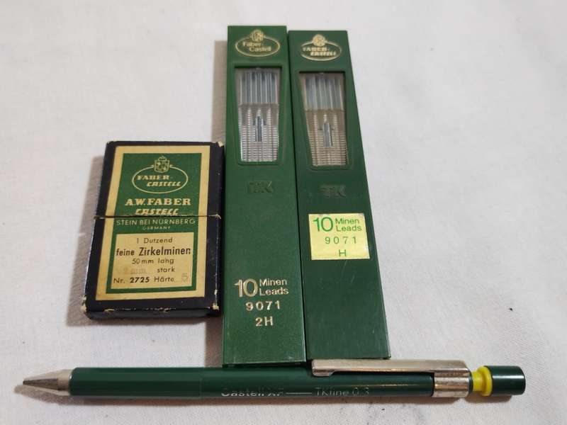 Faber Castell XF-TK Fine 03 Pencil With three packets of lid.(plse view photos)