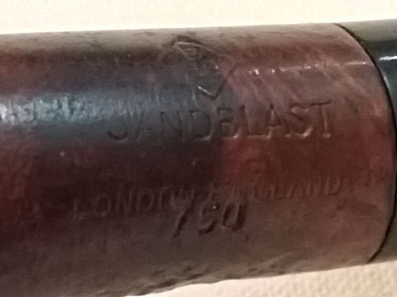 London England BBB Sandblast Smoking Pipe