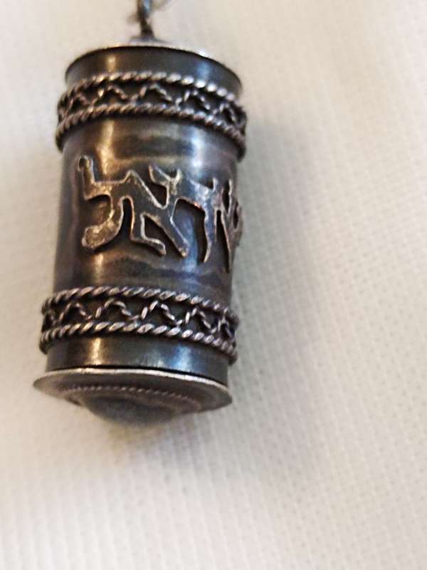 Silver Prayer Box/ Locket box Pendant