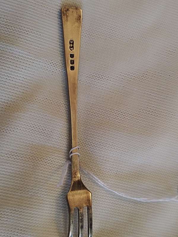 Birmingham Silver Fruit Fork