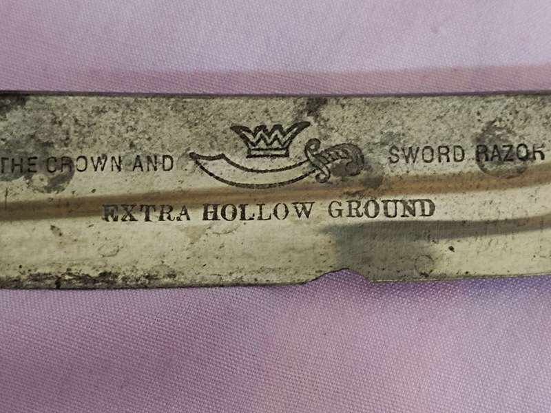 Vintage Crown Cut Throat Razor