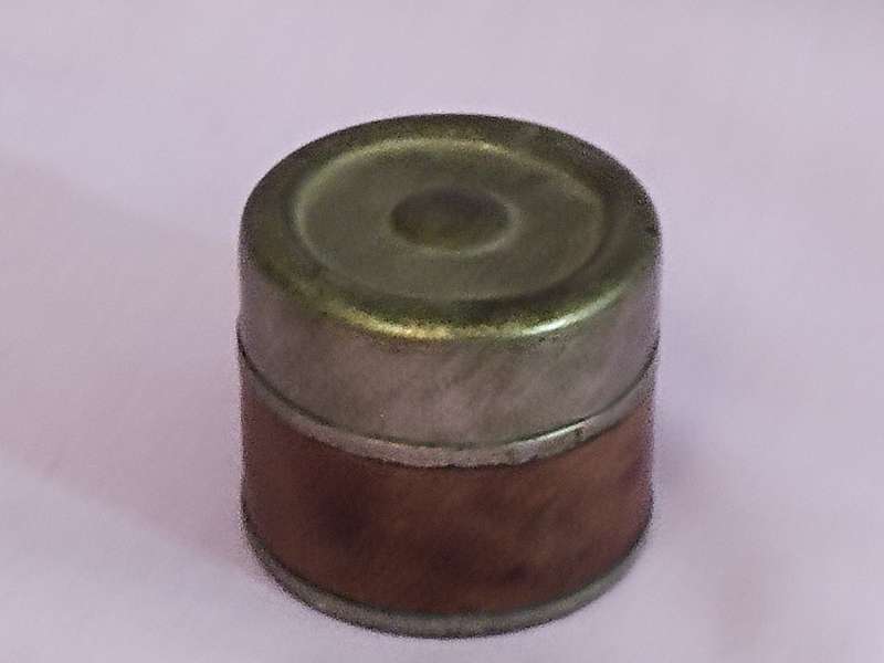 Leather Cased Ink Well Campaign Traveling Portable inkwell