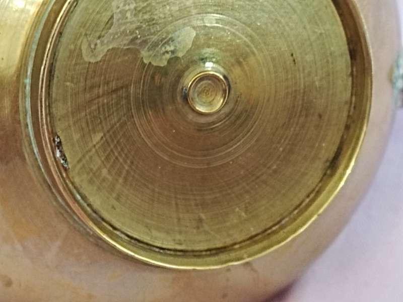 Dollhouse Miniature Brass teapot