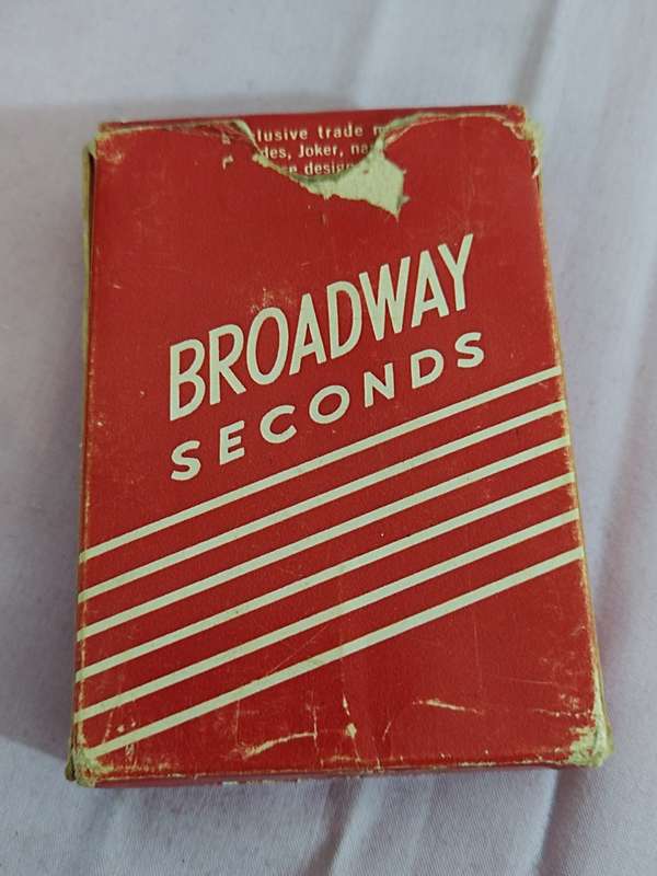 Broadway Seconds, Playing cards