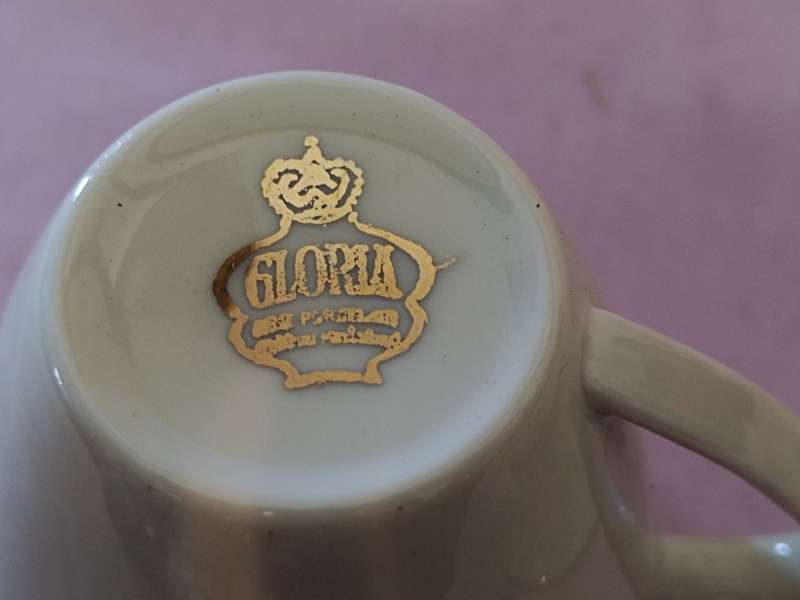 Gloria Fine Porcelain  Western Germany coffee duo(b)