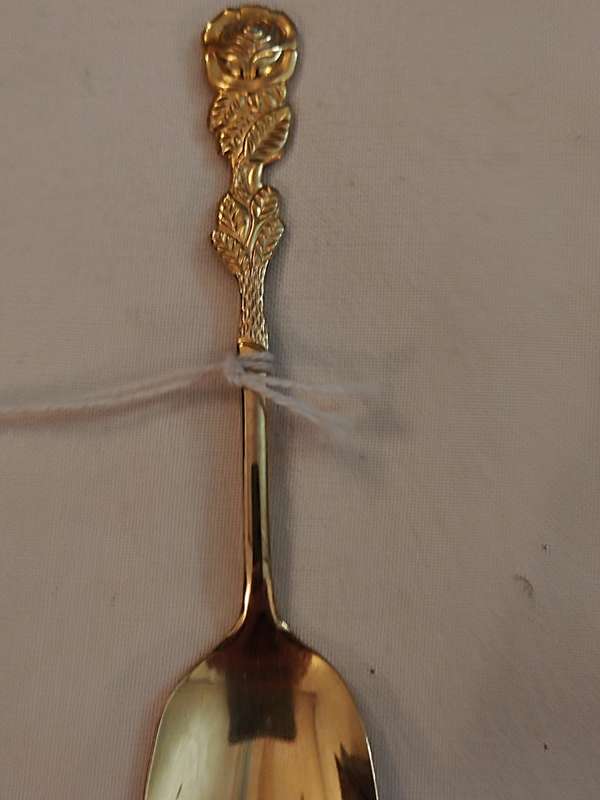 Eetrite 24K Goldplated sugar spoon