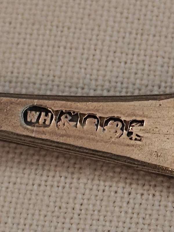 WH & S Silver plated spoon