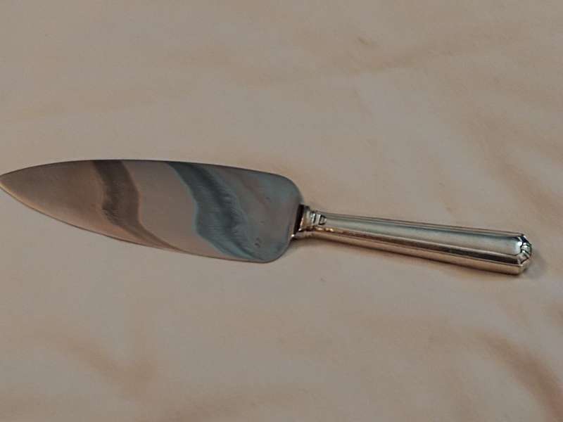 Art Deco Cooper Brothers, Rustless steel Sheffield Cake/pie lifter