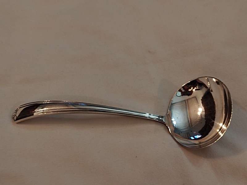 Art Deco Cooper Brothers, Rustless steel Sheffield Soup Ladle
