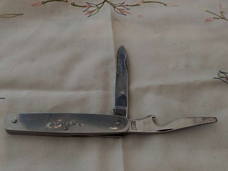 Vintage Advanx pocket knife & opener