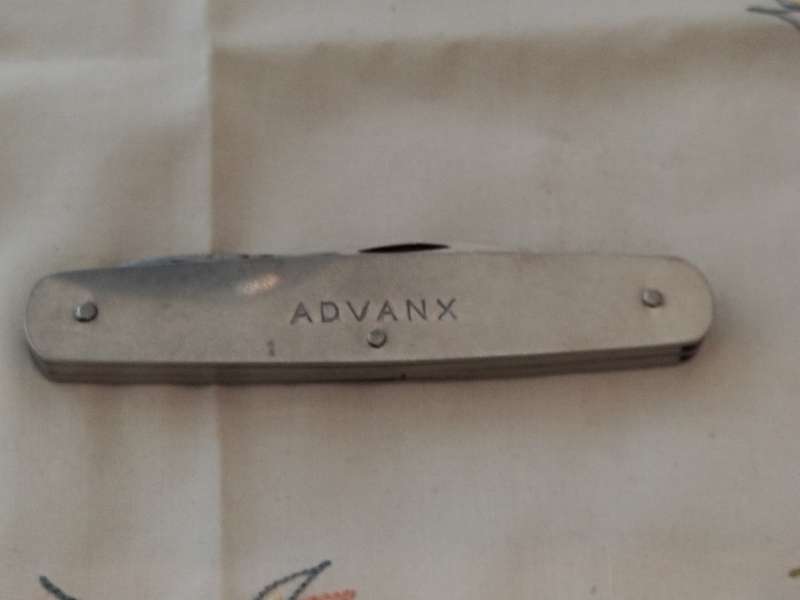 Vintage Advanx pocket knife & opener