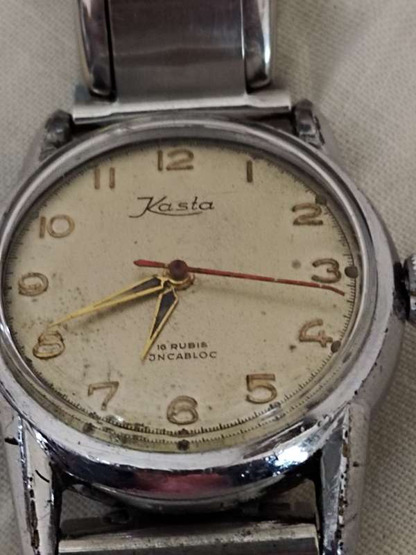 Vintage Men`s Kasta Incabloc mechanical Watch