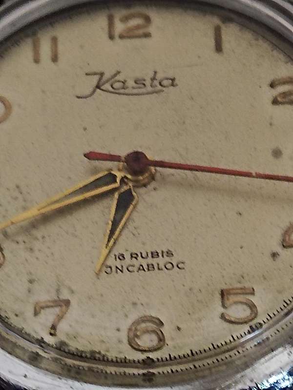 Vintage Men`s Kasta Incabloc mechanical Watch