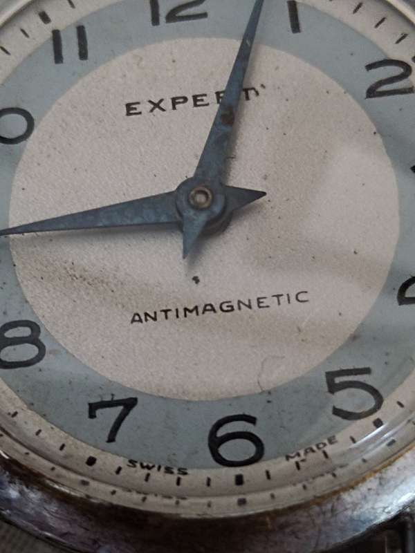 Vintage Men`s Expert Swiss Made mechanical Watch