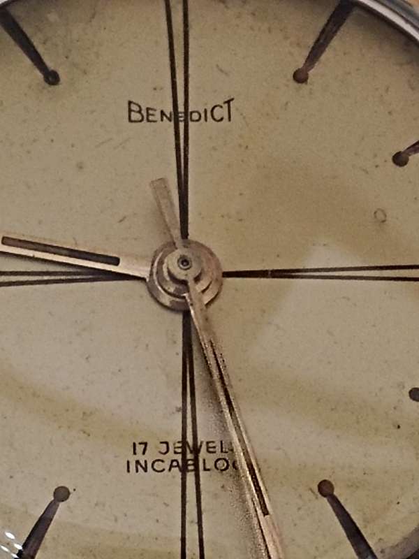 Mens Benedict Incabloc mechanical watch