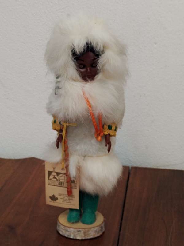 Vintage Indien Art Eskimo Girl Canada