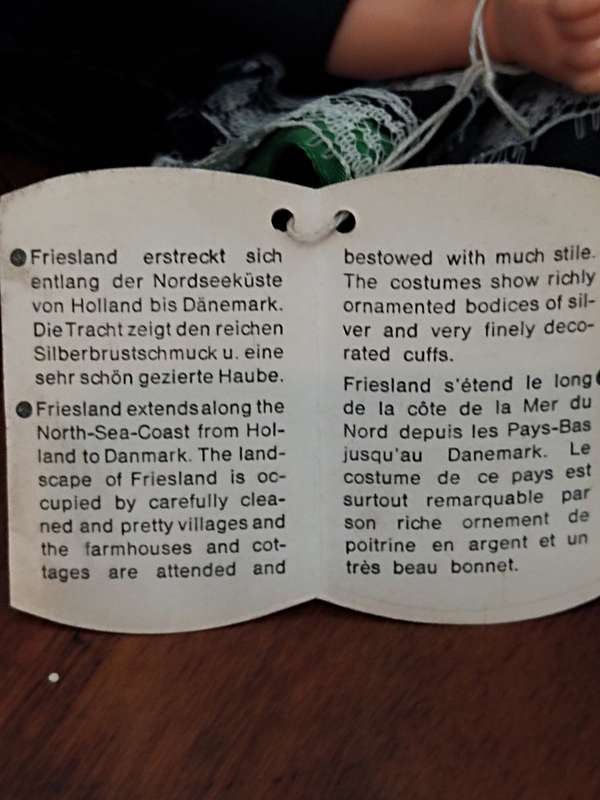 Original Schmider Trachten, Antjie Friesland doll