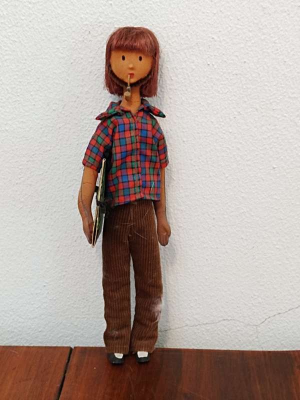 Vintage Folk Art Doll